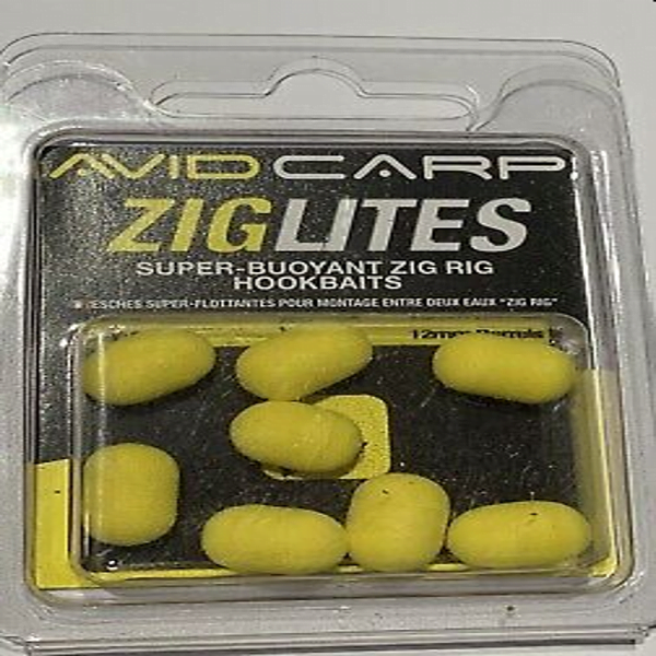 AVID CARP ZIGLITES YELLOW 12MM DUMBELL
