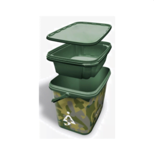 Bait-Tech Cubo con Bandeja 8l