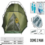 Biwy Vorteks Dome 2 Man D-20 + Doble Capa