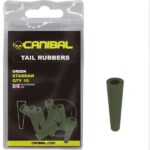 Canibal Tail Rubbers 10Uni Green