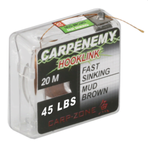 Carp Zone Fast Sinking 35lb Mud Brown 20mt