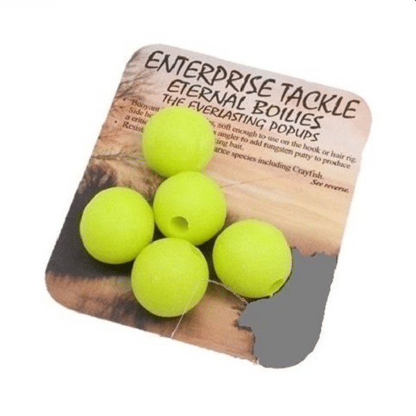 Enterprise Tackle Imitación Pop-up Boilie Amarillo 15mm