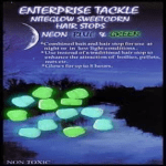 Enterprise Tackle Imitación Maíz Pop-Up Niteglow Corn Hair Stop Neon Blue &Amp; Green
