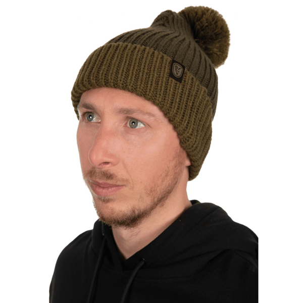 Fox Heavy Knit Bobble Olive