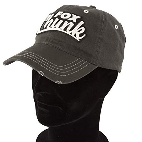 FOX KHAKI TWILL DISTRESSED BASEBALL CAP