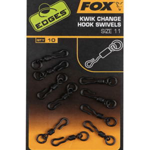 fox kwik change hook swivels nº 11