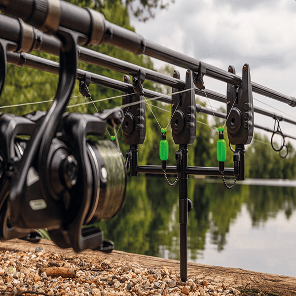 FOX-MINI-MICRON-4 alarmas Fox Mini Micron X en una caña de pescar