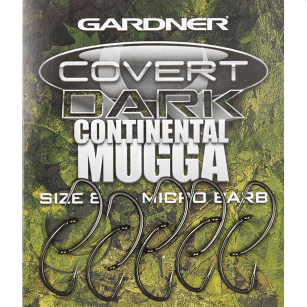 Gardner Covert Dark continental Mugga Hooks Micro Barbed