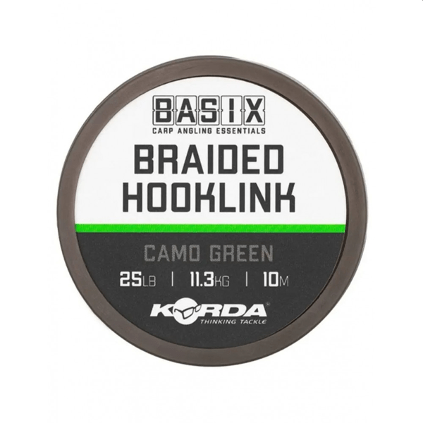 Korda Basix Braided Camo Green 25lb