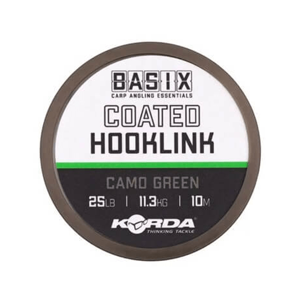 Korda Basix Coated Camo Green 25lb