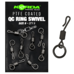 Korda Ptfe Qc Ring Swivel Size 11