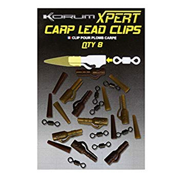 KORUM-LEAD-CLIPS KORUM CARP LEAD CLIPS KIT 8 UNI