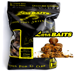 Lara Baits Boilies Chufa-Mantequilla 20mm 1kg