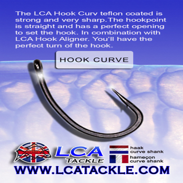 LCA Tackle Hook Curve Shank