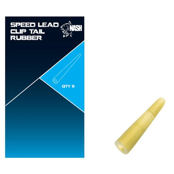 NASH-SPEED-LEAD-RUBBER Nash Speed Lead Clip Tail Rubber Green