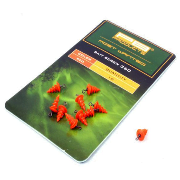 PB BAIT SCREW 360 ROJO 10 UNI