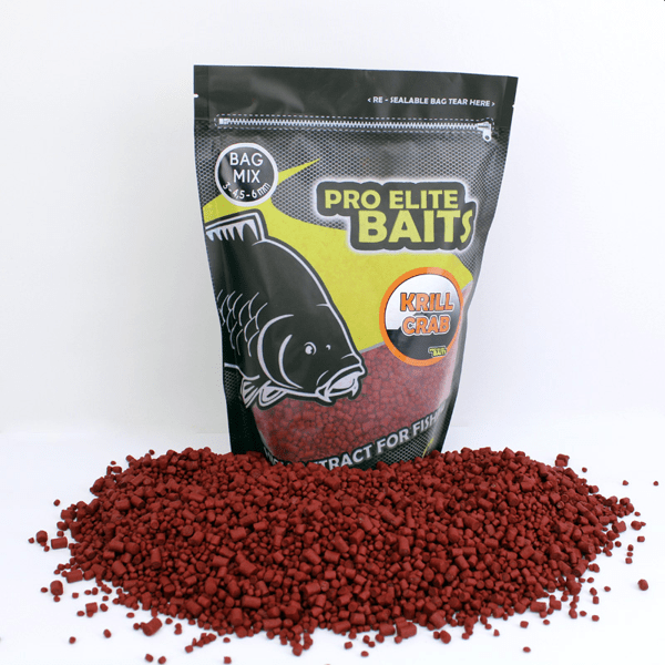 Pro Elite Baits Classic Bag Mix Pellets Krill-Crab