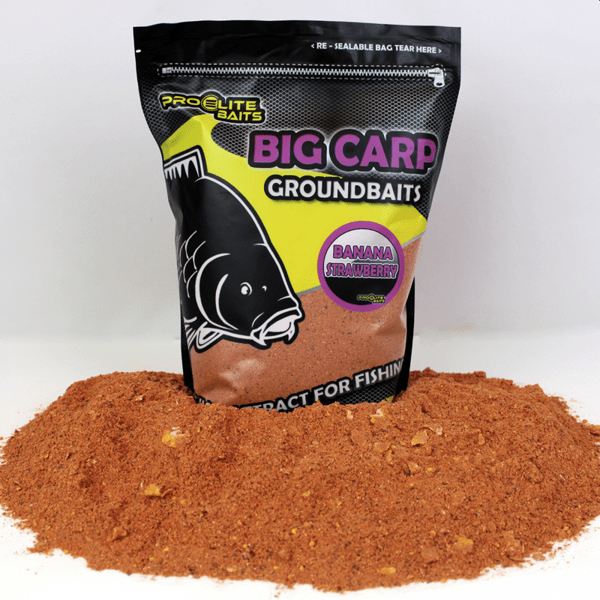 Pro Elite Baits Classic Big Carp Groundbaits Banana-Strawberry 1800gr