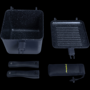 RidgeMonkey Connect Deep Pan-Griddle XL Granite Edition