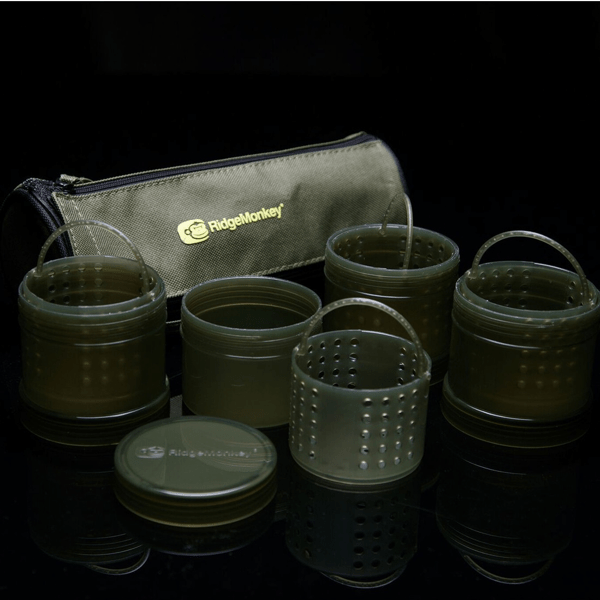 RidgeMonkey Modular Hookbait Pots Green