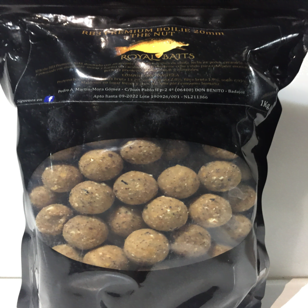 Royal Baits RB3 The Nut Premium Boilie 20mm 1kg