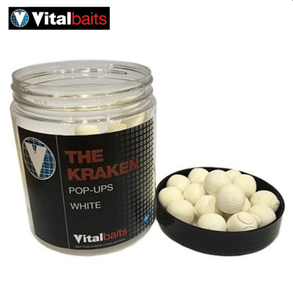 Vital Baits The Kraken Pop-up White 14mm 80gr