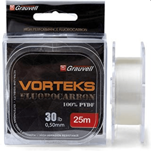 VORTEKS FLUOROCARBONO 40LB 0,60MM 25MT