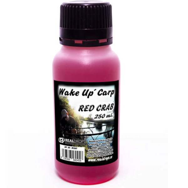 Wake Up Carp Real Drops Red Crab 250ml