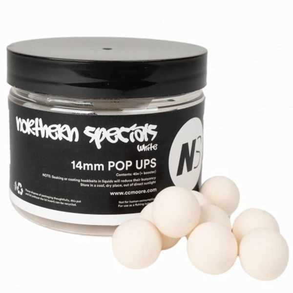 CC Moore NS1 White Pop Ups 14mm
