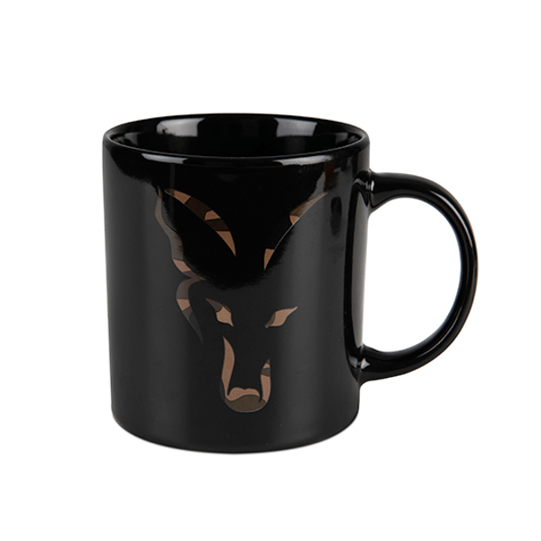 Fox Black and Camo Head Ceramic Mug