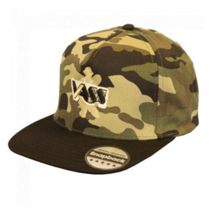 Vass Snapback Fishing Cap Camo With Black Peak