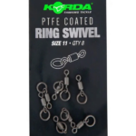 Korda Ptfe Coated Ring Swivel Size 8
