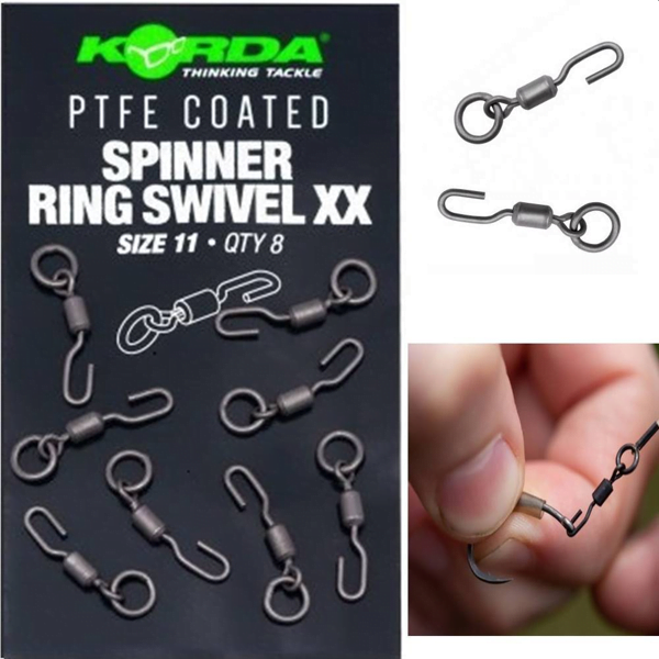 KORDA PTFE SPINNER RING SWIVEL XX Nº11 Korda PTFE Spinner Ring Swivel XX