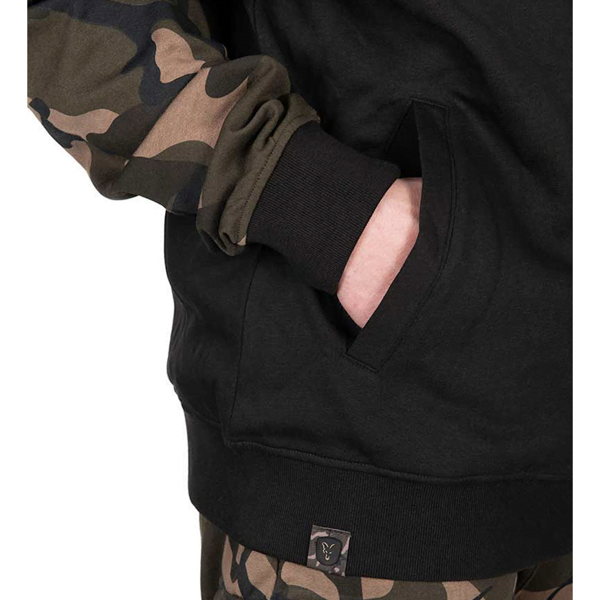 Fox LW Zipped Hoody Black/Camo