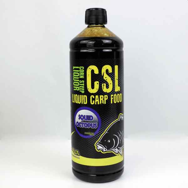 PRO ELITE CSL SQUID OCTOPUS 1LT Pro Elite Baits CSL Liquid Carp Food Squid Octopus 1lt