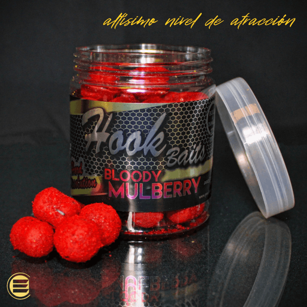 Pro Elite Baits Bloody Mulberry Gold Hard hookbaits Boilies+Dumbells 14mm