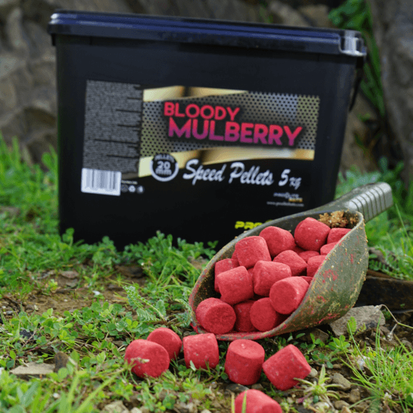 PRO ELITE GOLD BLOODY MULBERRY SPEED PELLETS 5KG 1