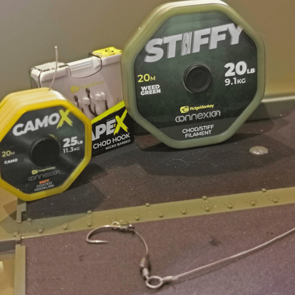 RidgeMonkey Connexion CamoX Soft Coated Hooklink 35lb