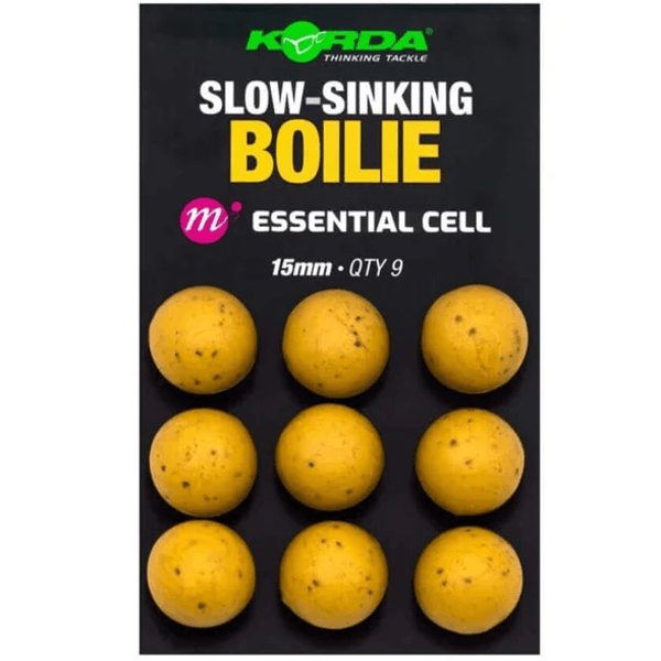 Korda Slow-Sinking Boilie Essential Cell 15mm