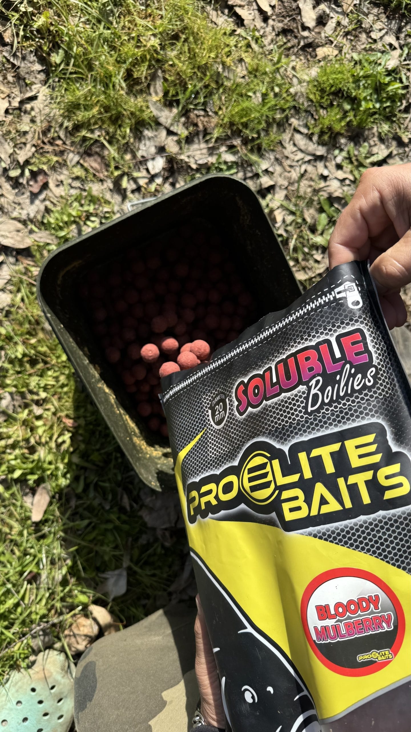 Pro Elite Baits Boilie Soluble Bloody Mulberry 20mm