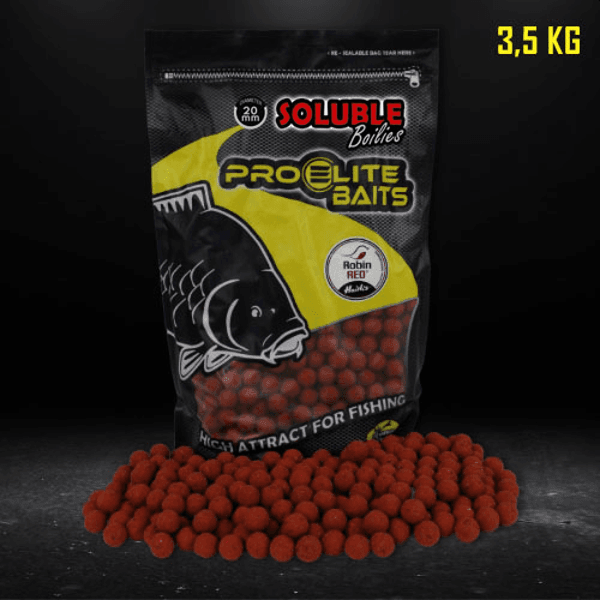 Pro Elite Baits Boilie Soluble Robin Red 20mm 3.5kg