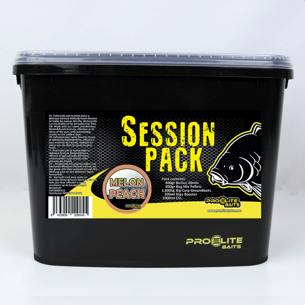 PRO ELITE SESSION MELON PEAH 1 Pro Elite Baits Session Pack Classic Melón Peach