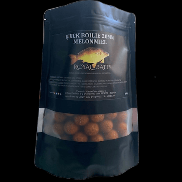 Royal Baits Boilie Quick Melón Miel 20mm