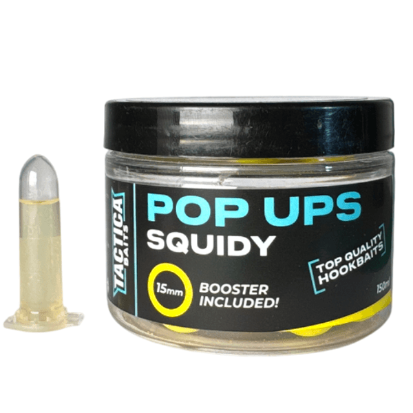 Tactica Baits Squidy Pop-up 15mm Amarillo