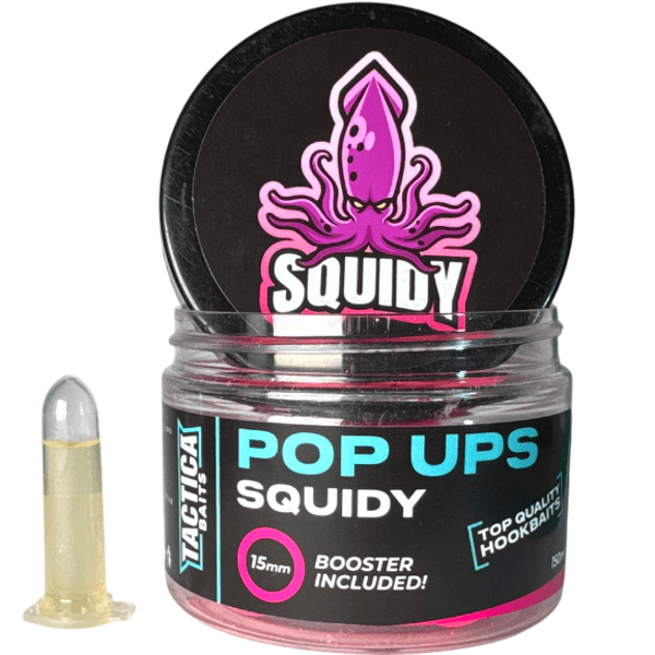 Tactica Baits Squidy Pop-up 15mm Rosa
