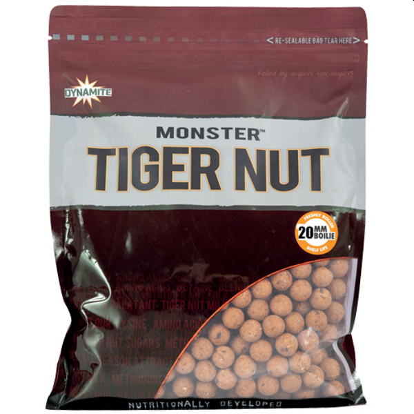 DYNAMITE MONSTER TIGER NUT BOILIE Dynamite Baits Tiger Nut Boilie 20mm 1kg