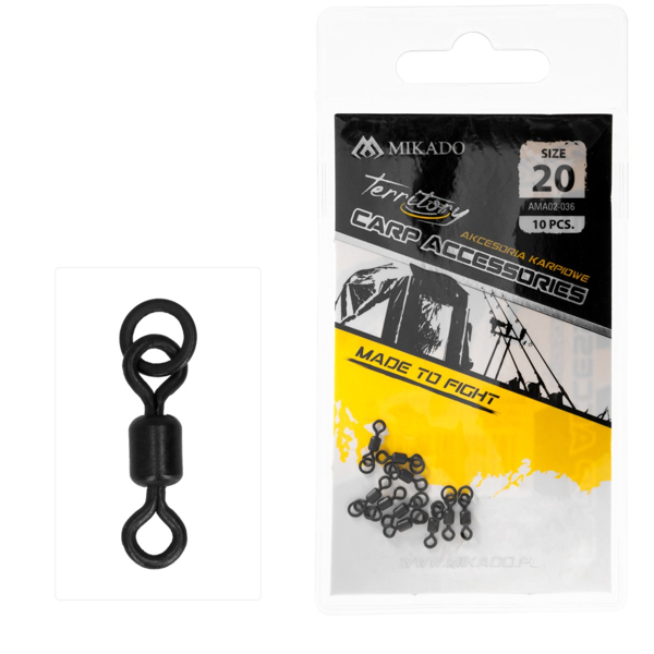 MIKADO MICRO HOOK RING SWIVEL Mikado Micro Hook Ring Swivel