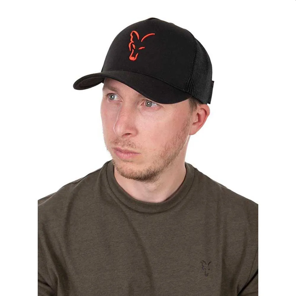 FOX BASEBALL CAPS BLANCK-ORANGE 3