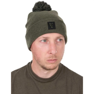 Fox Collection Bobble Hat Green-Black