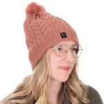 Fox Ladies Knitted Bobble Pink